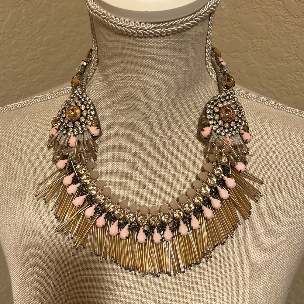 Boho Necklace, unique piece by Dziubeka Polish Designer.